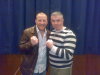 Fergal Mckenna with world boxing champion Eamon Mcgee